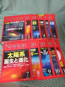 Newton new ton 2011 year 1-11 month number 11 pcs. set 