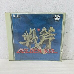 ◆ PCエンジン / CD-ROM2 / 戦斧 / GOLDEN AXE / ゴールデンアックス / 現状品 / レア品 / 貴重 / ゲーム / 当時物 / 希少 / レトロ ◆の画像1