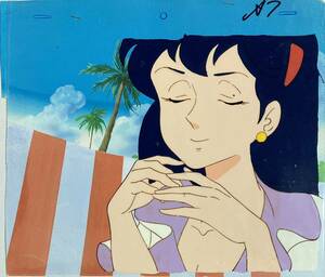 Cels Urusei Yatsura с рукописным фоном 14