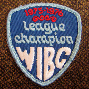 【ワッペン】新品 デッドストック WIBC 1975-76 League Champion ボーリング チャンピオン ビンテージ 古着 1970s