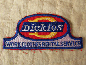【ワッペン】1970年代 USA DICKIES ディッキーズ ワークウェア （ビンテージ古着 パッチ アメリカ製