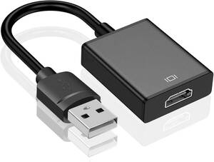 「2023 新型」USB HDMI 変換アダプタ 「ドライバー内蔵」 usbディスプレイアダプタ 5Gbps高速伝送 