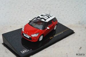 ixo Citroen DS3 Sportchic 2011 1/43 миникар красный 