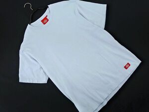 ネコポスOK Dickies ディッキーズ プリント Tシャツ sizeS/水色 ■◆ ☆ dea1 メンズ