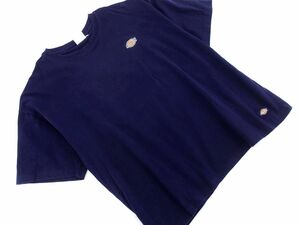 Dickies ディッキーズ ロゴ ワッペン プリント Tシャツ sizeXL/濃紺 ■◆ ☆ deb0 メンズ