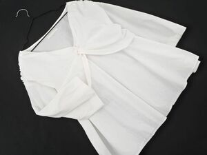 ネコポスOK PEACH JOHN ピーチジョン プルオーバー ブラウス シャツ sizeM/白 ■◆ ☆ deb0 レディース