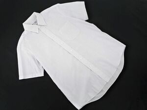 ネコポスOK Maker’s Shirt 鎌倉 ストライプ ボタンダウン シャツ sizeL/白ｘ青 ■◆ ☆ deb2 メンズ