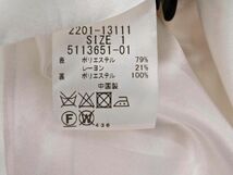 クイーンズコート ストライプ ワンピース size1/アイボリーｘオレンジ ■◆ ☆ deb1 レディース_画像4