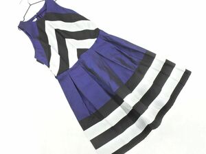 Rinascimentoli not equipped men to tuck A line One-piece sizeS/ white x black x navy blue #* * deb2 lady's 