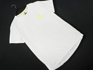 ネコポスOK 新品 FAT MOOSE ファットムース ロゴプリント Tシャツ sizeS/白 ■◆ ☆ deb7 メンズ