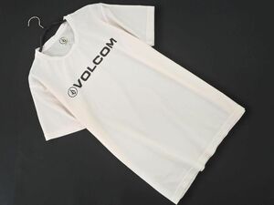 ネコポスOK Volcom ボルコム ロゴ プリント Tシャツ sizeM/白 ■◆ ☆ deb8 メンズ