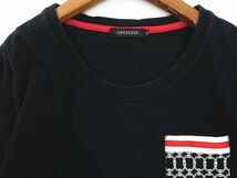 ネコポスOK LOVELESS ラブレス ポケット Tシャツ size34/濃紺 ■◆ ☆ deb8 レディース_画像2