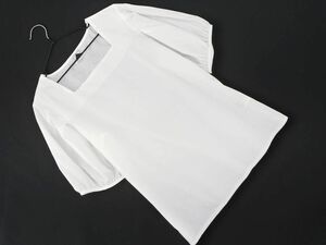 ネコポスOK ABITOKYO アビトーキョー パフスリーブ ブラウス シャツ sizeS/白 ■◆ ☆ deb8 レディース