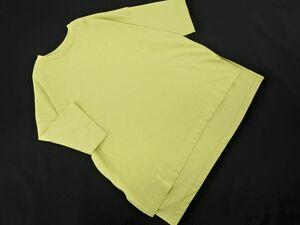 ローリーズファーム オーバーサイズ Tシャツ sizeF/黄緑 ■◆ ☆ deb9 レディース