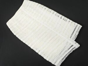 SOCOLLA 総レース ロング タイト スカート size1/白 ■◆ ☆ ded0 レディース