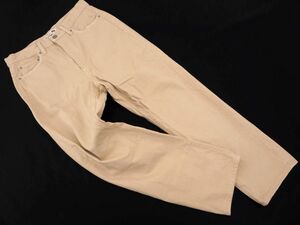 UNIQLO JW ANDERSON ユニクロ JWアンダーソン ストレート パンツ size27/ベージュ ■■ ☆ ded0 レディース