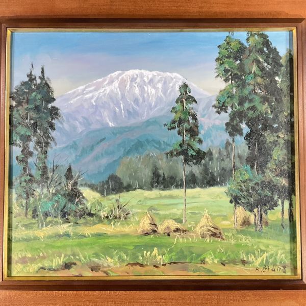 Yahoo!オークション -「大山」(油彩) (絵画)の落札相場・落札価格