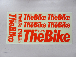 The Bike ザ・バイク 毎日グラフ増刊 ステッカーセット 非売品 215×105mm 定形外84円