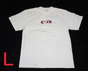 GOD SELECTION XXX 8th ANNIVERSARY BOX LOGO TEE ホワイト Lサイズ 新品 未使用 ゴッド セレクション 8周年記念Tシャツ 白色