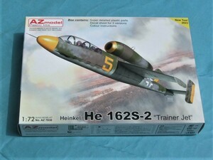 AZmodel 1/72 7838 Heinkel He162S-2 Учебно-тренировочный самолет