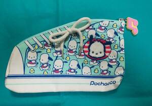 未使用品 ポチャッコ　スニーカー型　ポーチ　POCHACCO フラットポーチ　サンリオ SANRIO 