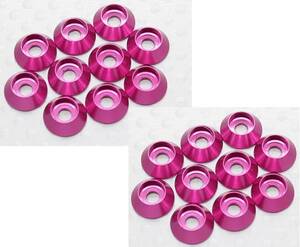 *M3 cap bolt aluminium washer purple anodized aluminum 20 piece 