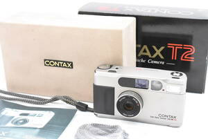 CONTAX コンタックス T2 チタンシルバー コンパクトカメラ フィルムカメラ (t3208)