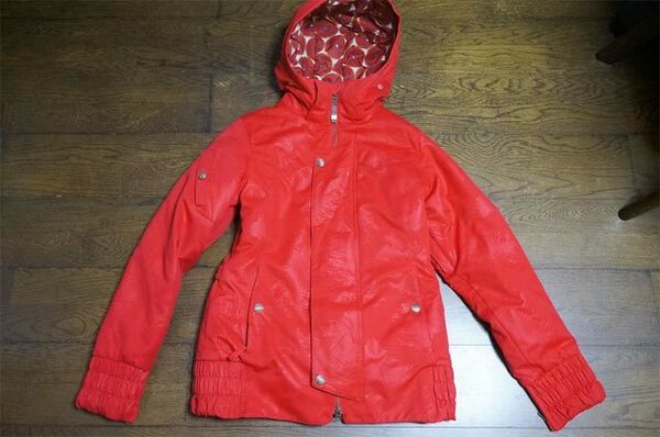 おしゃれな女性用 BURTON バートン スノーボードウエア B by Burton INTUITION BOMBER Jacket イントゥイションボマージャケットS 赤