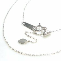 J◇K18WG シンプル洗練♪チェーン ネックレス ホワイトゴールド 18金 スライドアジャスター White gold Chain necklace【ネコポスOK】_画像1