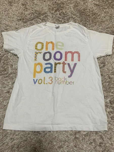 back number Tシャツ　oneroompartyvol.3