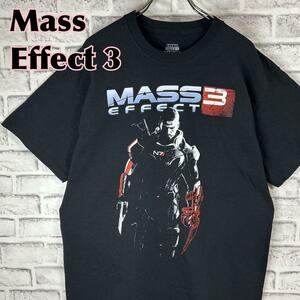 Mass Effect 3 マスエフェクト3 ゲーム ロゴ Tシャツ 半袖 輸入品 春服 夏服 海外古着 キャラクター アクション RPG