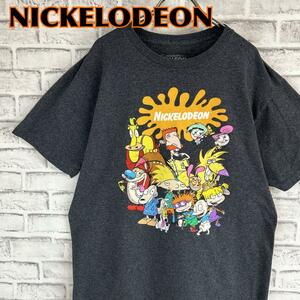 Nickelodeon ニコロデオン アニメキャラクター Tシャツ 半袖 輸入品 春服 夏服 海外古着 ゆったり アニメ テレビ