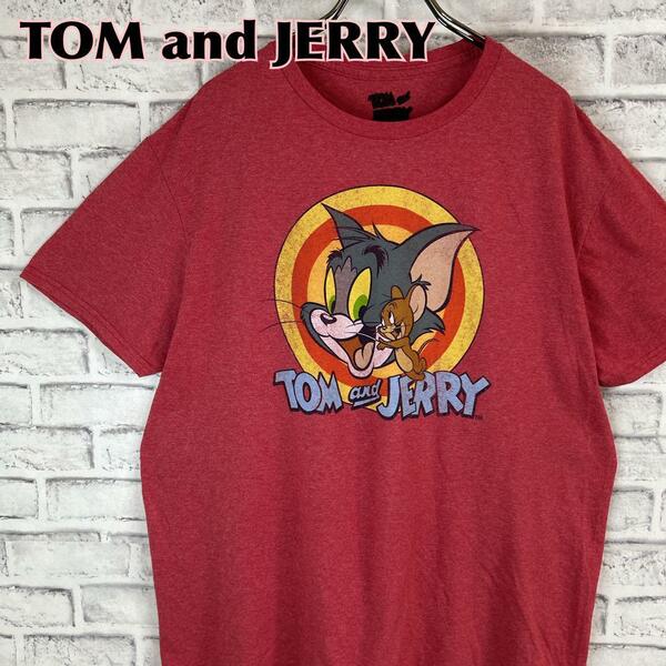 TOM and JERRY トムとジェリー キャラクター Tシャツ 半袖 輸入品 春服 夏服 海外古着 トムジェリ アニメ 映画 洋画 テレビ 猫 ネズミ