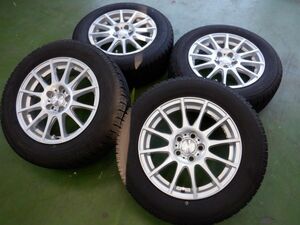 O 送料無料 トヨタ専用 ラストラーダ 15 5H100 6.5J+40 トーヨー ガリットG5 195/65R15 50 プリウス カローラスポーツ ウィッシュ アリオン