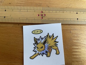 【2023】　ポケモン　サンダース　デコキャラシール　ステッカー　★ ポケットモンスター