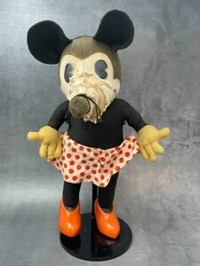 [ free shipping ] 1930 period Disney Disney Minnie Mouse MINNIE MOUSE doll ni car bo car company KNICKER BOCKER Vintage S0125