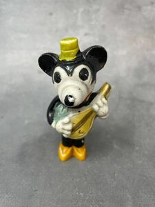 【送料無料】 1930年代 ディズニー Disney ミニーマウス MINNIE MOUSE ビスクドール Made in Japan ヴィンテージ E0239
