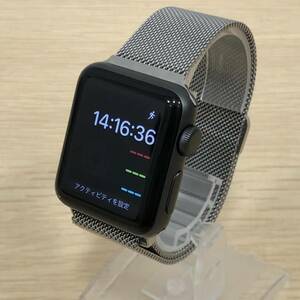 Apple Watch Series3 GPS модель 38mm A1858 б/у / металлический браслет имеется 