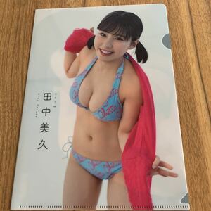 田中美久★両面 クリアファイル★赤タオル・バック青