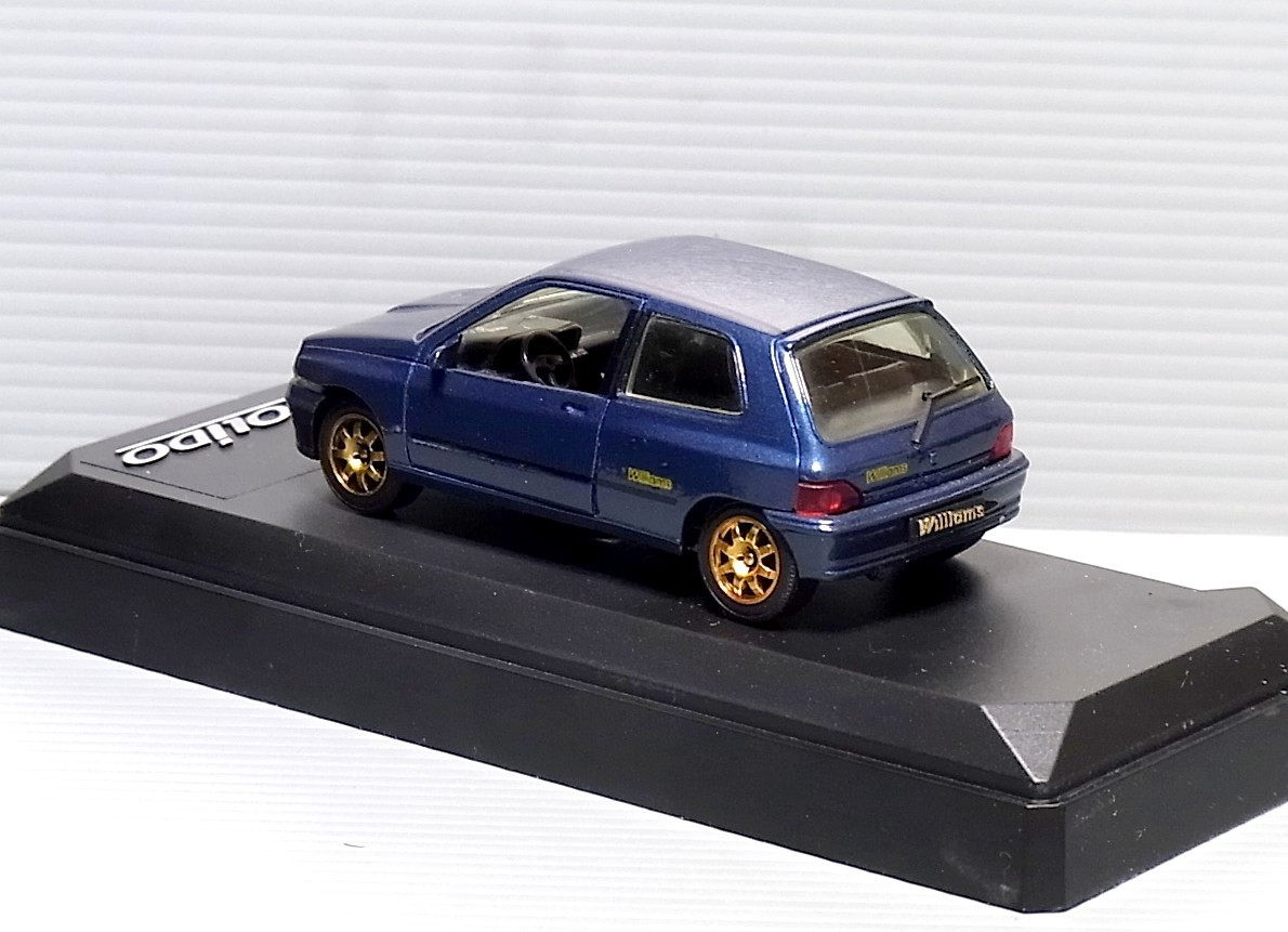 ルノー 希少RENAULT Clio williams ミニカー 1/43-