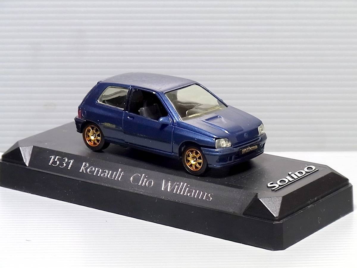 ルノー 希少RENAULT Clio williams ミニカー 1/43-