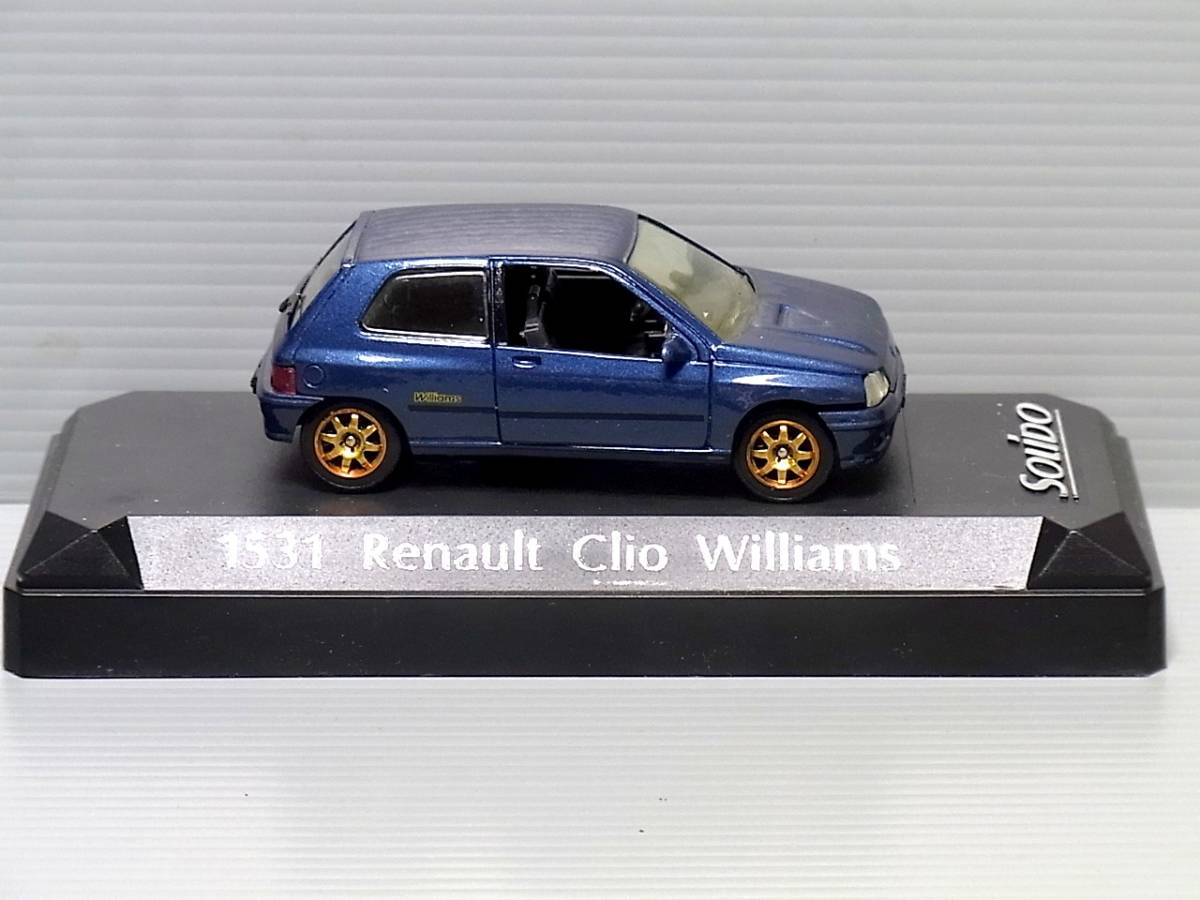 ルノー 希少RENAULT Clio williams ミニカー 1/43-