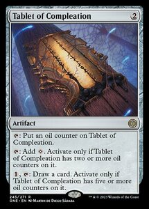 MTG ■無/英語版■ 《完成化のタブレット/Tablet of Compleation》★FOIL★ ファイレクシア：完全なる統一 ONE