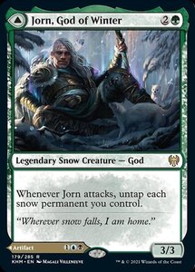 MTG ■緑/英語版■ 《冬の神、ヨーン/Jorn, God of Winter》★FOIL★カルドハイム　KHM