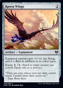 MTG ■無/英語版■ 《鴉の翼/Raven Wings》カルドハイム　KHM