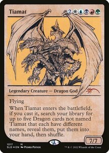 MTG ■金/英語版■ 《ティアマト/Tiamat》 ★FOIL★ Secret Lair SLD