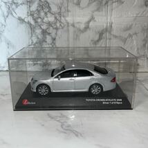 京商 Jコレクション 1/43 トヨタクラウンアスリート 2008 シルバーメタリック TOYOTA CROWN ATHLITE J-COLLECTION ミニカー カラーサンプル_画像1