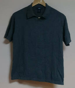 GAP [GAP] T -Fourt с воротником/размер XS TP/Grey/Cut -Sew/Tops/Используемая одежда