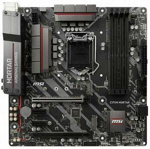 MSI Z370M MORTAR LGA 1151 (300 Series) Intel Z370 HDMI SATA 6Gb/s USB 3.1 Micro ATX Intel マザーボード