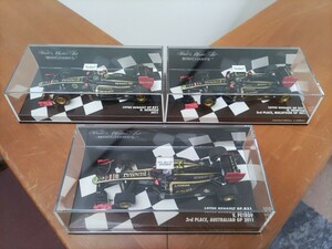 ☆新品同様！セット売り！ PMA1/43 ロータス ルノー GP R31 ゴールドライン GP限定仕様ver. ☆